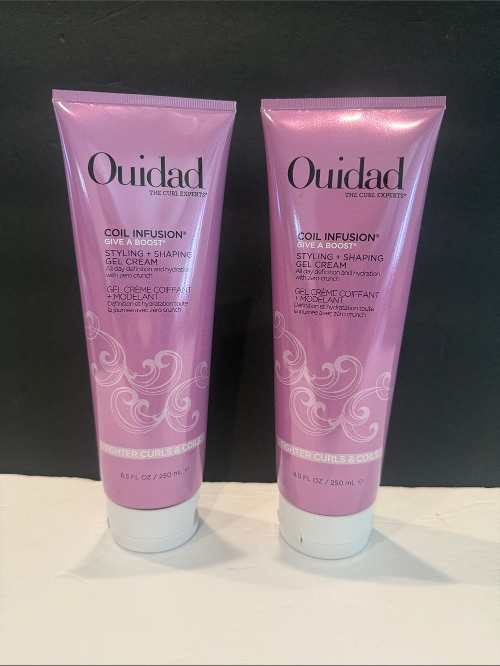 Ouidad- Coil Infusion Styling Give A Boost Styling + Shaping Gel Cream - 2-pack